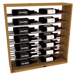 Elementcollection 35 Horizontal Base Display Gunmetal Rail Oak Stained