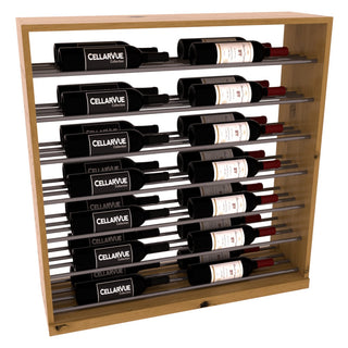 Elementcollection 35 Horizontal Base Display Gunmetal Rail Oak Stained