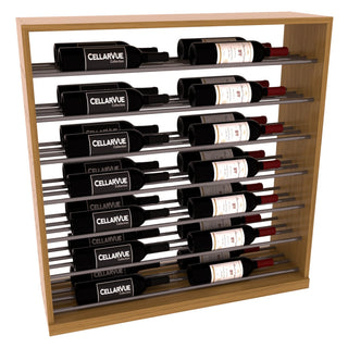 Elementcollection 35 Horizontal Base Display Gunmetal Rail Oak Stained