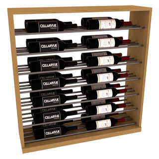 Elementcollection 35 Horizontal Base Display Gunmetal Rail Oak Stained