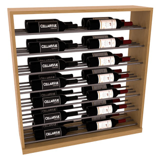 Elementcollection 35 Horizontal Base Display Gunmetal Rail Oak Stained