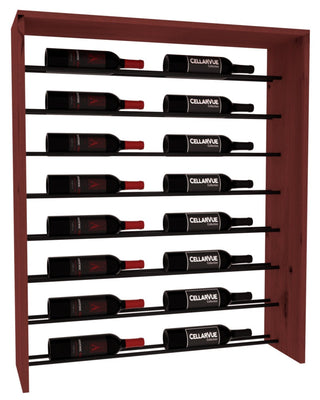 Elementcollection 35 Horizontal Top Display Black Metal Rail Cherry Stained