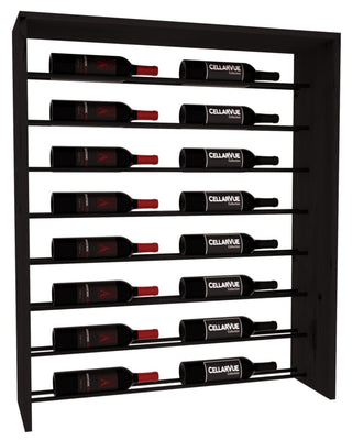 Elementcollection 35 Horizontal Top Display Black Metal Rail Black Stained
