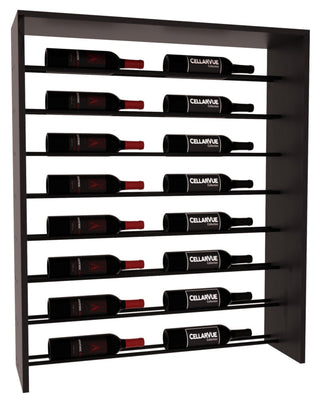 Elementcollection 35 Horizontal Top Display Black Metal Rail Black Stained