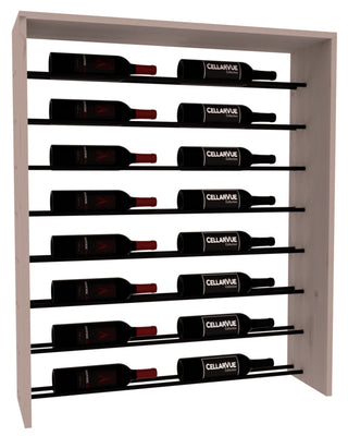 Elementcollection 35 Horizontal Top Display Black Metal Rail Greywash Stained