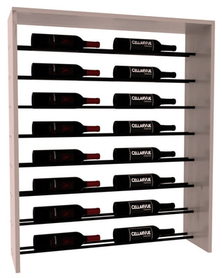Elementcollection 35 Horizontal Top Display Black Metal Rail Greywash Stained