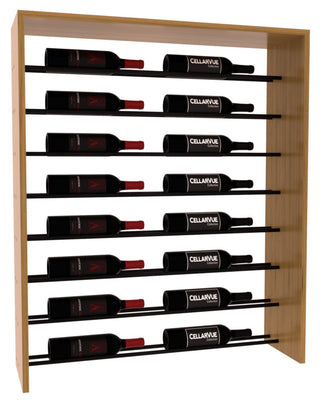 Elementcollection 35 Horizontal Top Display Black Metal Rail Oak Stained