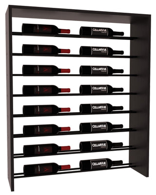 Elementcollection 35 Horizontal Top Display Black Metal Rail Black Stained