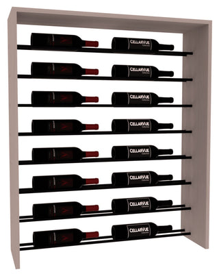 Elementcollection 35 Horizontal Top Display Black Metal Rail Greywash Stained