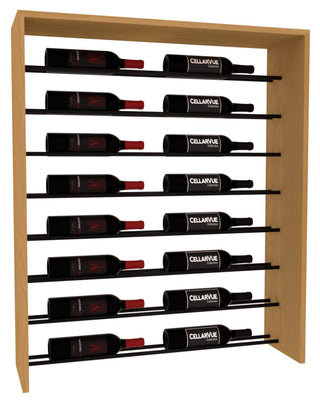 Elementcollection 35 Horizontal Top Display Black Metal Rail Oak Stained