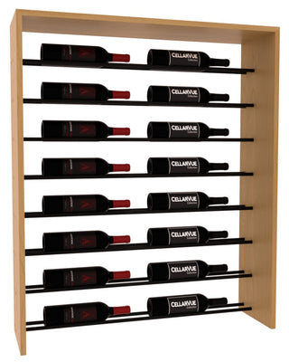 Elementcollection 35 Horizontal Top Display Black Metal Rail Oak Stained