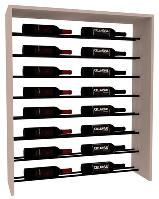 Elementcollection 35 Horizontal Top Display Black Metal Rail Greywash Stained