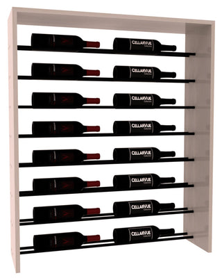 Elementcollection 35 Horizontal Top Display Black Metal Rail Greywash Stained