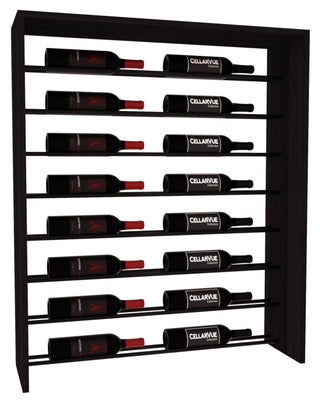 Elementcollection 35 Horizontal Top Display Black Metal Rail Black Stained