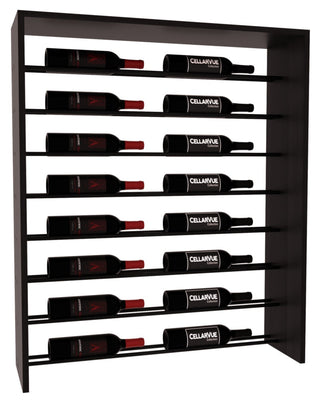 Elementcollection 35 Horizontal Top Display Black Metal Rail Black Stained