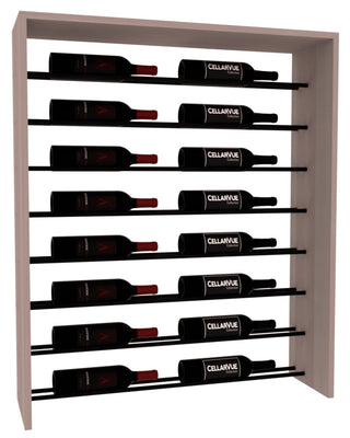 Elementcollection 35 Horizontal Top Display Black Metal Rail Greywash Stained