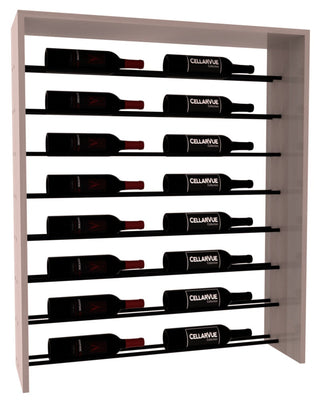 Elementcollection 35 Horizontal Top Display Black Metal Rail Greywash Stained