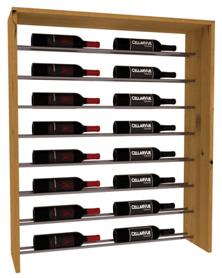 Elementcollection 35 Horizontal Top Display Gunmetal Rail Oak Stained