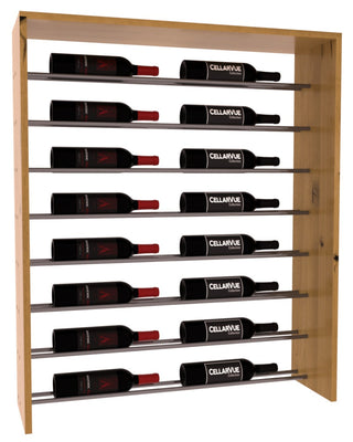 Elementcollection 35 Horizontal Top Display Gunmetal Rail Oak Stained