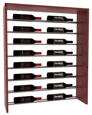 Elementcollection 35 Horizontal Top Display Gunmetal Rail Cherry Stained