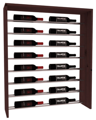 Elementcollection 35 Horizontal Top Display Gunmetal Rail Walnut Stained