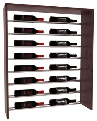 Elementcollection 35 Horizontal Top Display Gunmetal Rail Walnut Stained