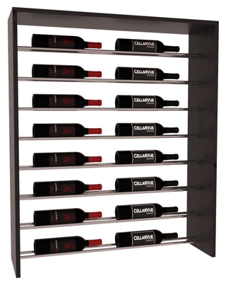 Elementcollection 35 Horizontal Top Display Gunmetal Rail Black Stained