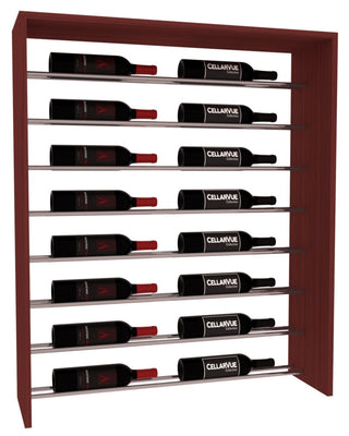 Elementcollection 35 Horizontal Top Display Gunmetal Rail Cherry Stained
