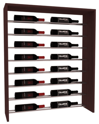 Elementcollection 35 Horizontal Top Display Gunmetal Rail Walnut Stained