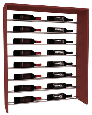 Elementcollection 35 Horizontal Top Display Gunmetal Rail Cherry Stained