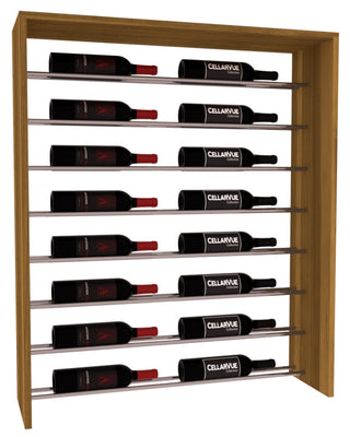 Elementcollection 35 Horizontal Top Display Gunmetal Rail Oak Stained