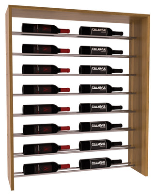Elementcollection 35 Horizontal Top Display Gunmetal Rail Oak Stained