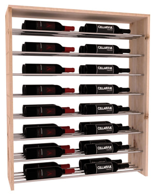 Elementcollection 35 Horizontal Double Deep Top Wine Display Unstained