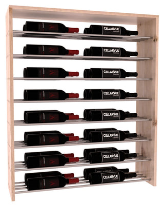 Elementcollection 35 Horizontal Double Deep Top Wine Display Unstained