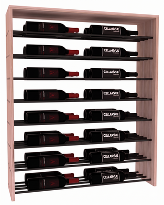 Elementcollection 35 Horizontal Double Deep Top Display Black Metal Rail Unstained