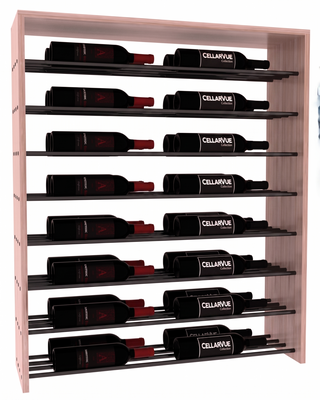 Elementcollection 35 Horizontal Double Deep Top Display Black Metal Rail Unstained