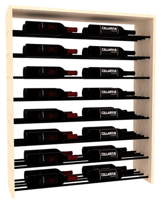 Elementcollection 35 Horizontal Double Deep Top Display Black Metal Rail Unstained Element Collection