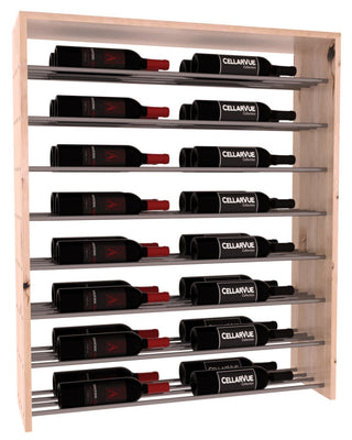 Elementcollection 35 Horizontal Double Deep Top Display Gunmetal Rail Unstained