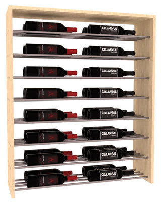 Elementcollection 35 Horizontal Double Deep Top Display Gunmetal Rail Unstained Element Collection