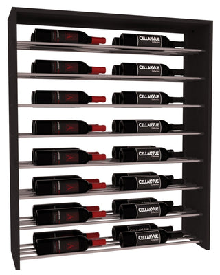 Elementcollection 35 Horizontal Double Deep Top Display Gunmetal Rail Black Stained