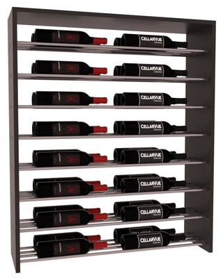 Elementcollection 35 Horizontal Double Deep Top Display Gunmetal Rail Black Stained