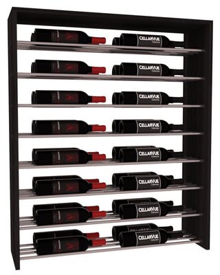 Elementcollection 35 Horizontal Double Deep Top Display Gunmetal Rail Black Stained