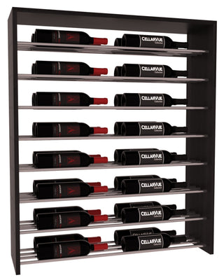 Elementcollection 35 Horizontal Double Deep Top Display Gunmetal Rail Black Stained