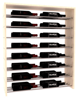 Elementcollection 35 Horizontal Double Deep Top Wine Display Unstained
