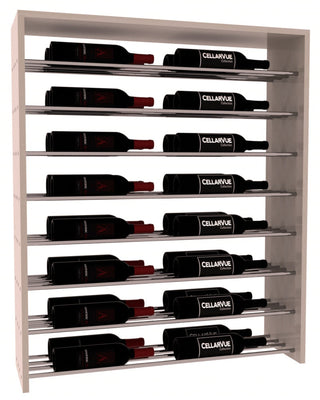 Elementcollection 35 Horizontal Double Deep Top Wine Display Greywash Stained