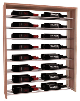 Elementcollection 35 Horizontal Double Deep Top Wine Display Unstained