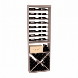 Elementcollection 26 Horizontal Wine Display X Bin Combo Greywash Stained