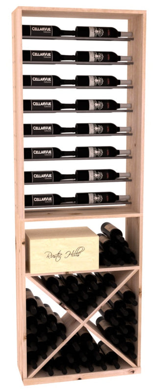 Elementcollection 26 Horizontal Display X Bin Combo Gunmetal Rail Unstained