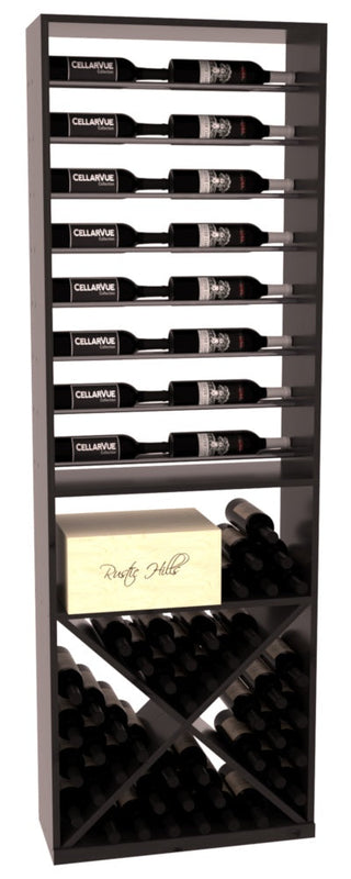 Elementcollection 26 Horizontal Display X Bin Combo Gunmetal Rail Black Stained