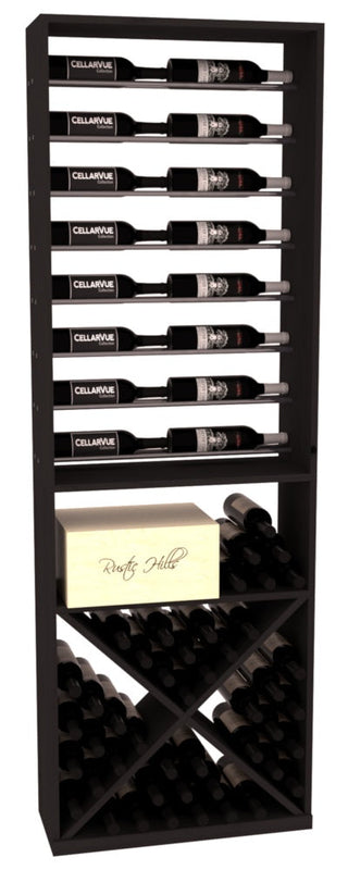 Elementcollection 26 Horizontal Display X Bin Combo Gunmetal Rail Black Stained